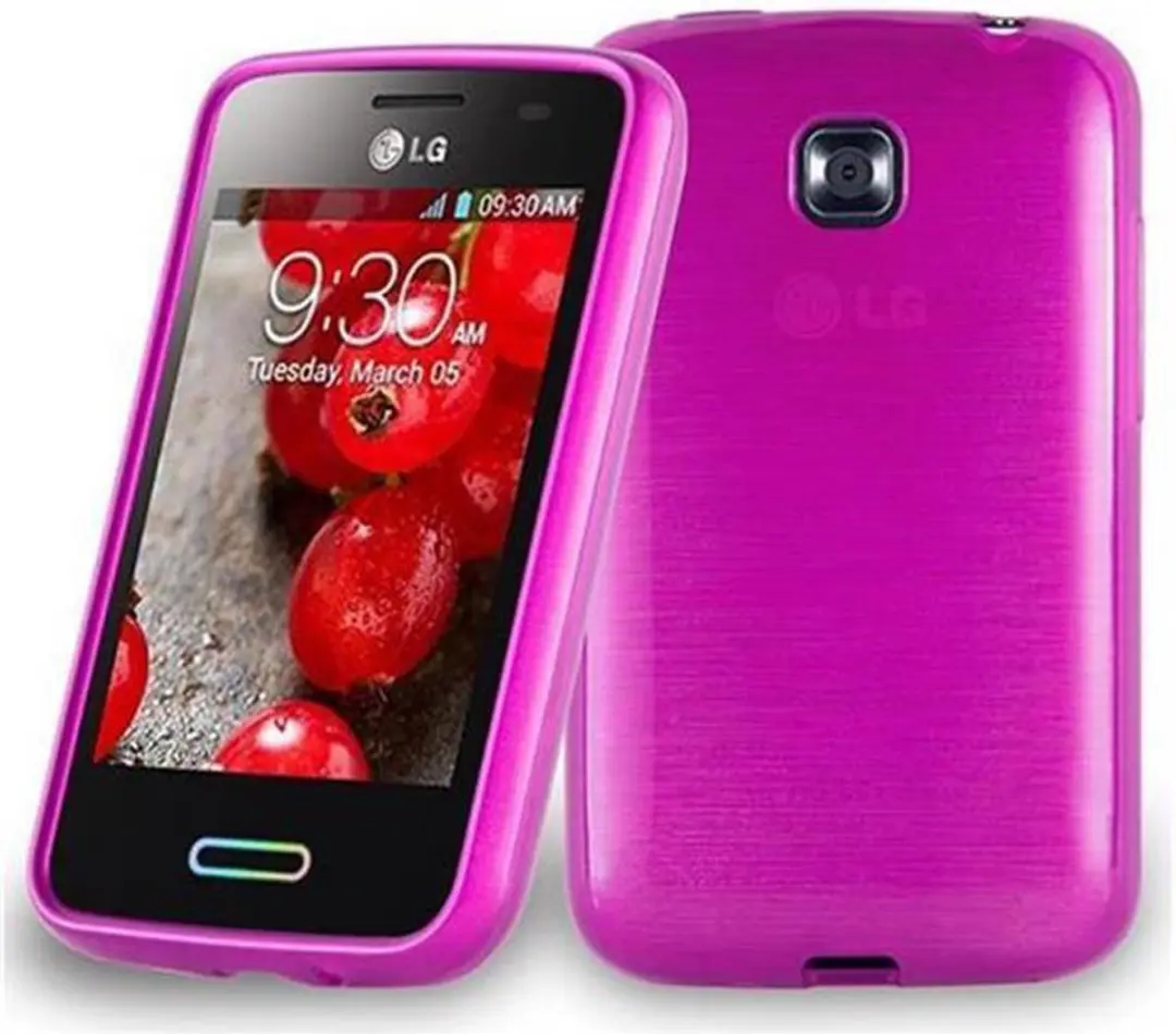 Cadorabo Hoesje geschikt voor LG L3 II (2. SIM) in ROZE