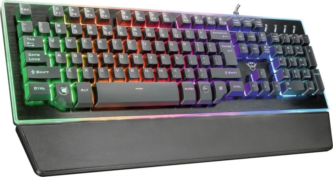 Trust GXT 860 Thura Gaming Toetsenbord - Italiaans - Zwart