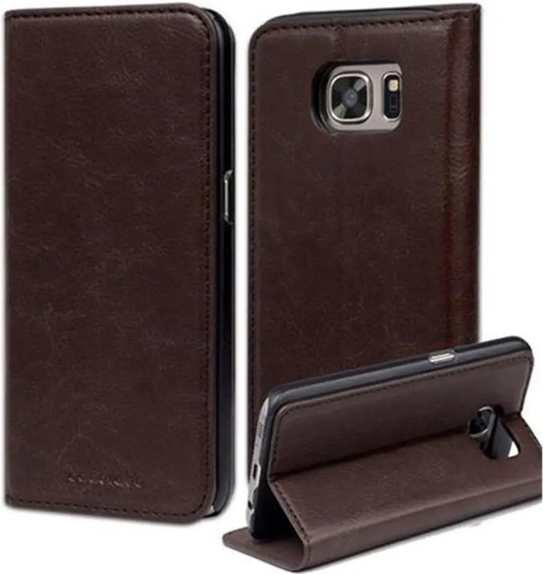 Cadorabo Hoesje geschikt voor Samsung Galaxy S7 in ANTIEK BRUIN