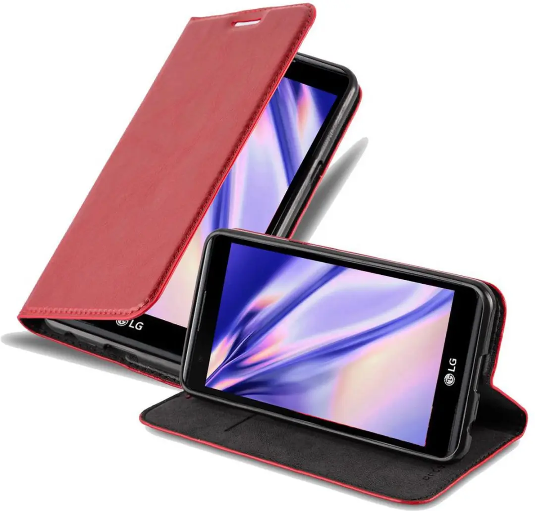 Cadorabo Hoesje geschikt voor LG X POWER in APPEL ROOD