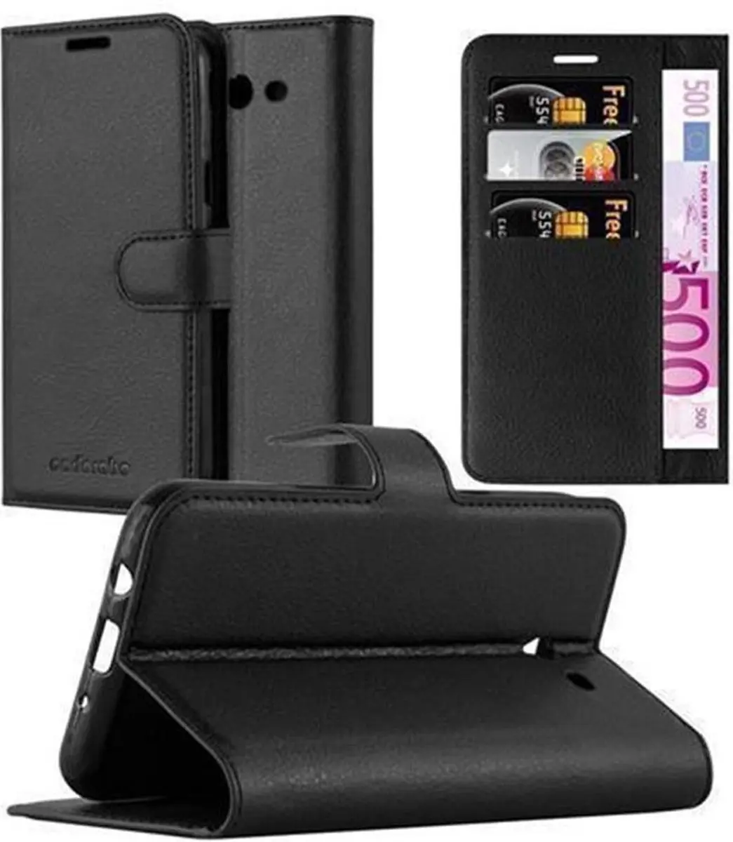 Cadorabo Hoesje geschikt voor Samsung Galaxy J3 2017 US Version in PHANTOM ZWART