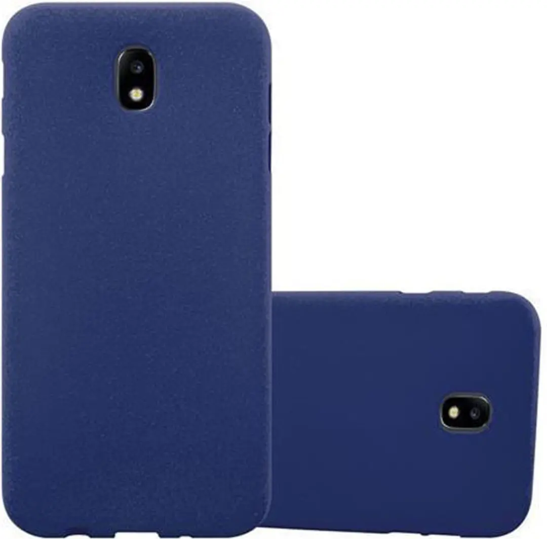 Cadorabo Hoesje geschikt voor Samsung Galaxy J5 2017 in FROST DONKER BLAUW