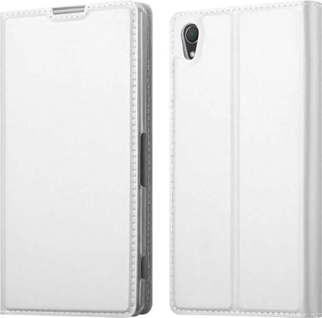 Cadorabo Hoesje geschikt voor Sony Xperia Z2 in CLASSY ZILVER