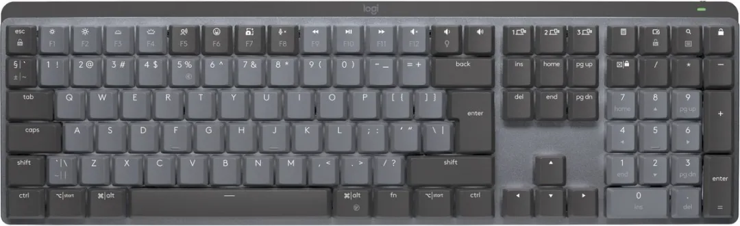 Logitech MX Mechanical 920-010759 Draadloos Toetsenbord - Clicky - Grijs