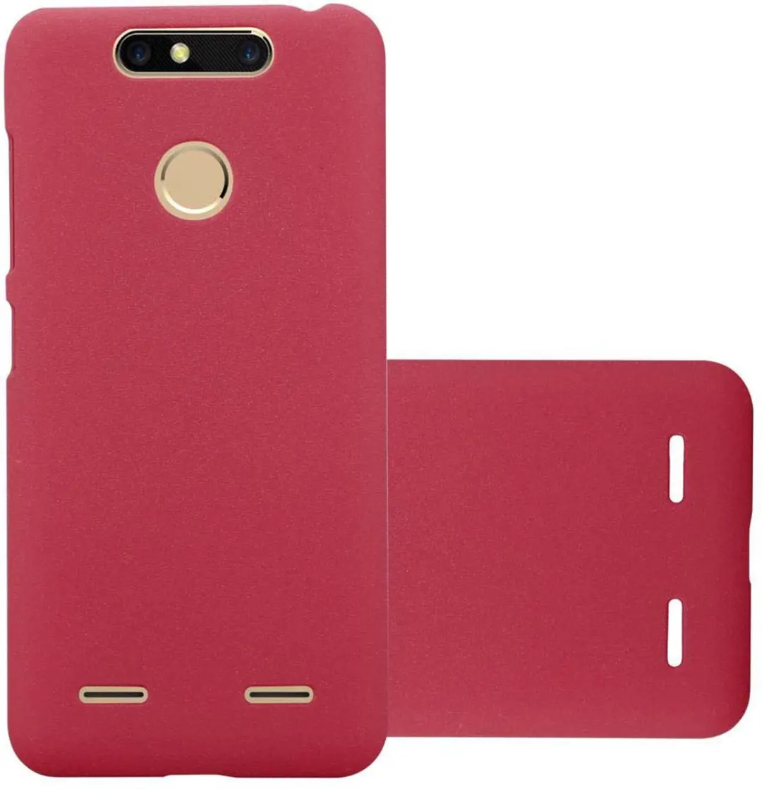 Cadorabo Hoesje geschikt voor ZTE Blade V8 MINI in FROSTY ROOD