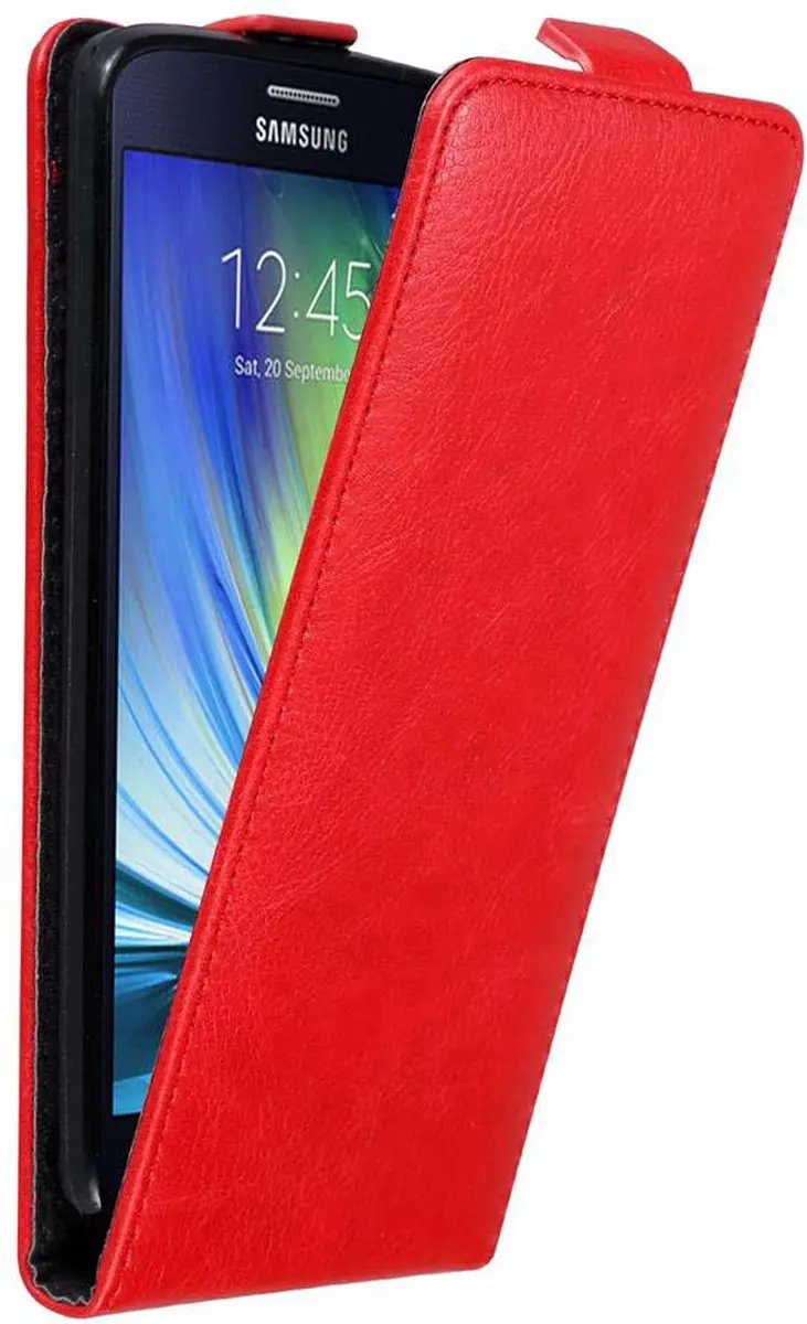 Cadorabo Hoesje geschikt voor Samsung Galaxy A7 2015 in APPEL ROOD