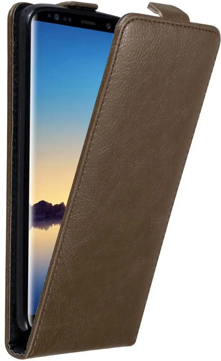 Cadorabo Hoesje geschikt voor Samsung Galaxy NOTE 8 in KOFFIE BRUIN