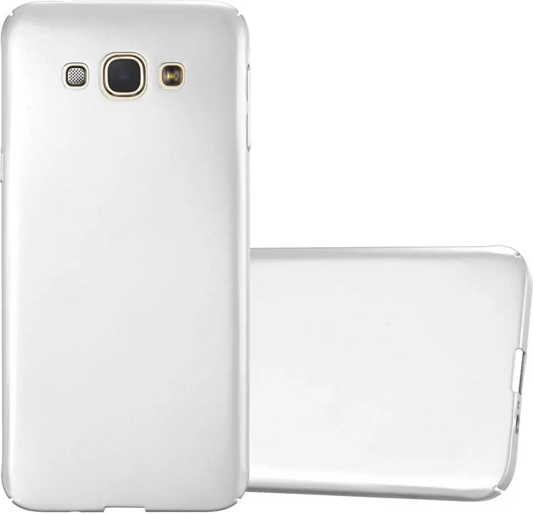 Cadorabo Hoesje geschikt voor Samsung Galaxy A8 2015 in METAAL ZILVER