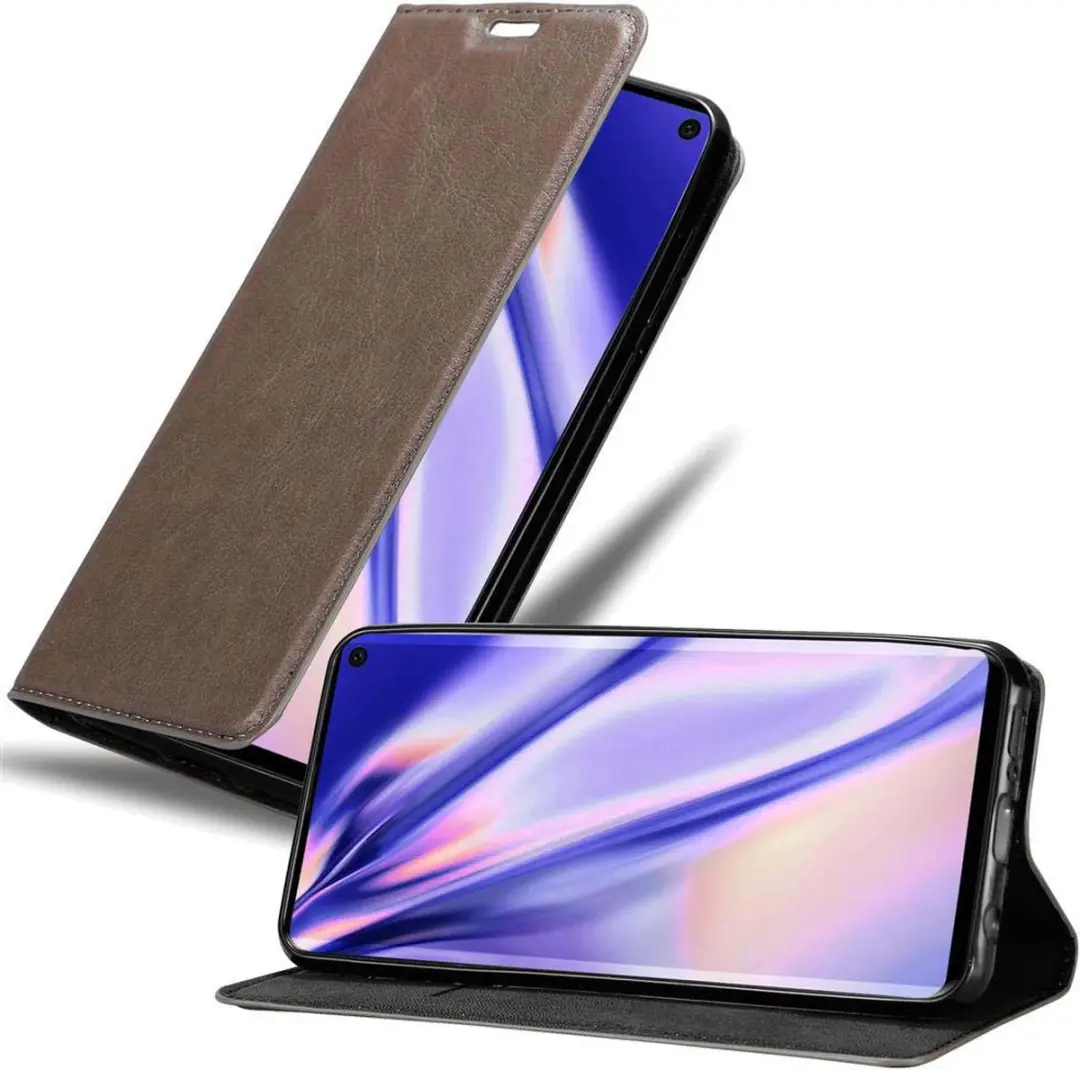 Cadorabo Hoesje geschikt voor Samsung Galaxy S10 4G in KOFFIE BRUIN