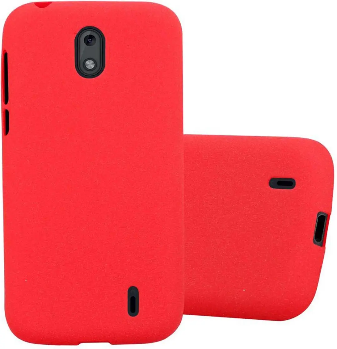 Cadorabo Hoesje geschikt voor Nokia 1 2018 in FROST ROOD