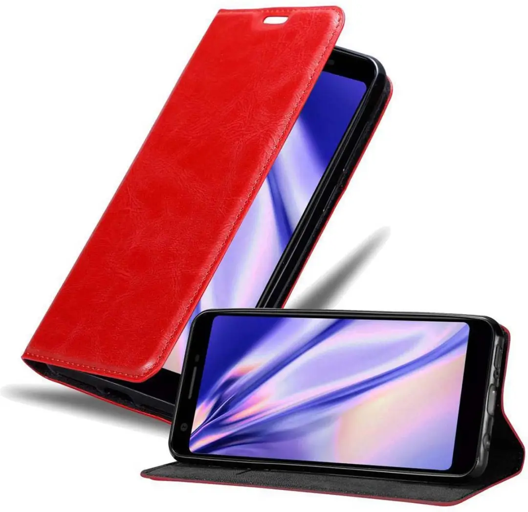 Cadorabo Hoesje geschikt voor Google PIXEL 3A in APPEL ROOD
