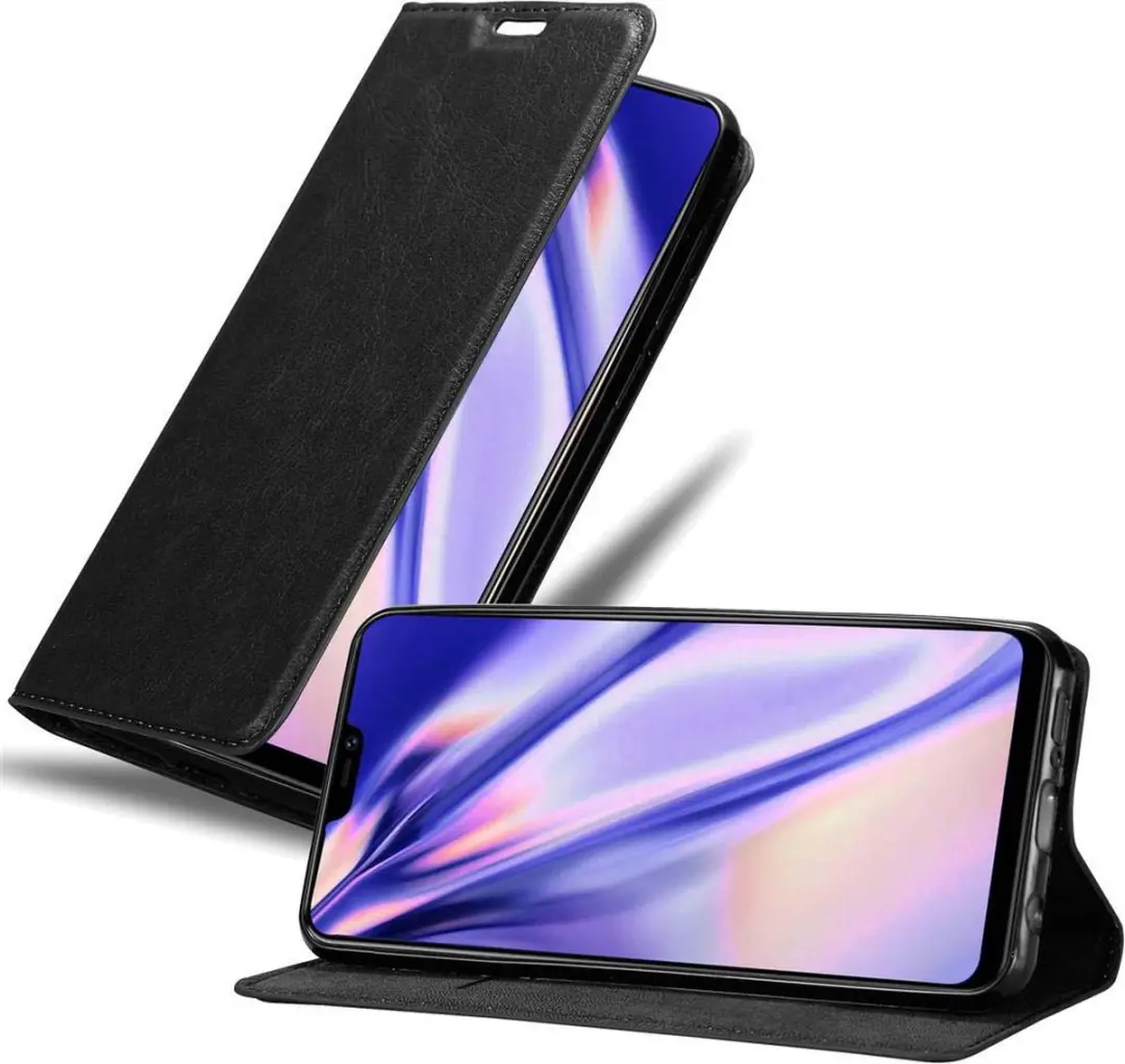 Cadorabo Hoesje geschikt voor Vivo Y85 in ZWARTE NACHT