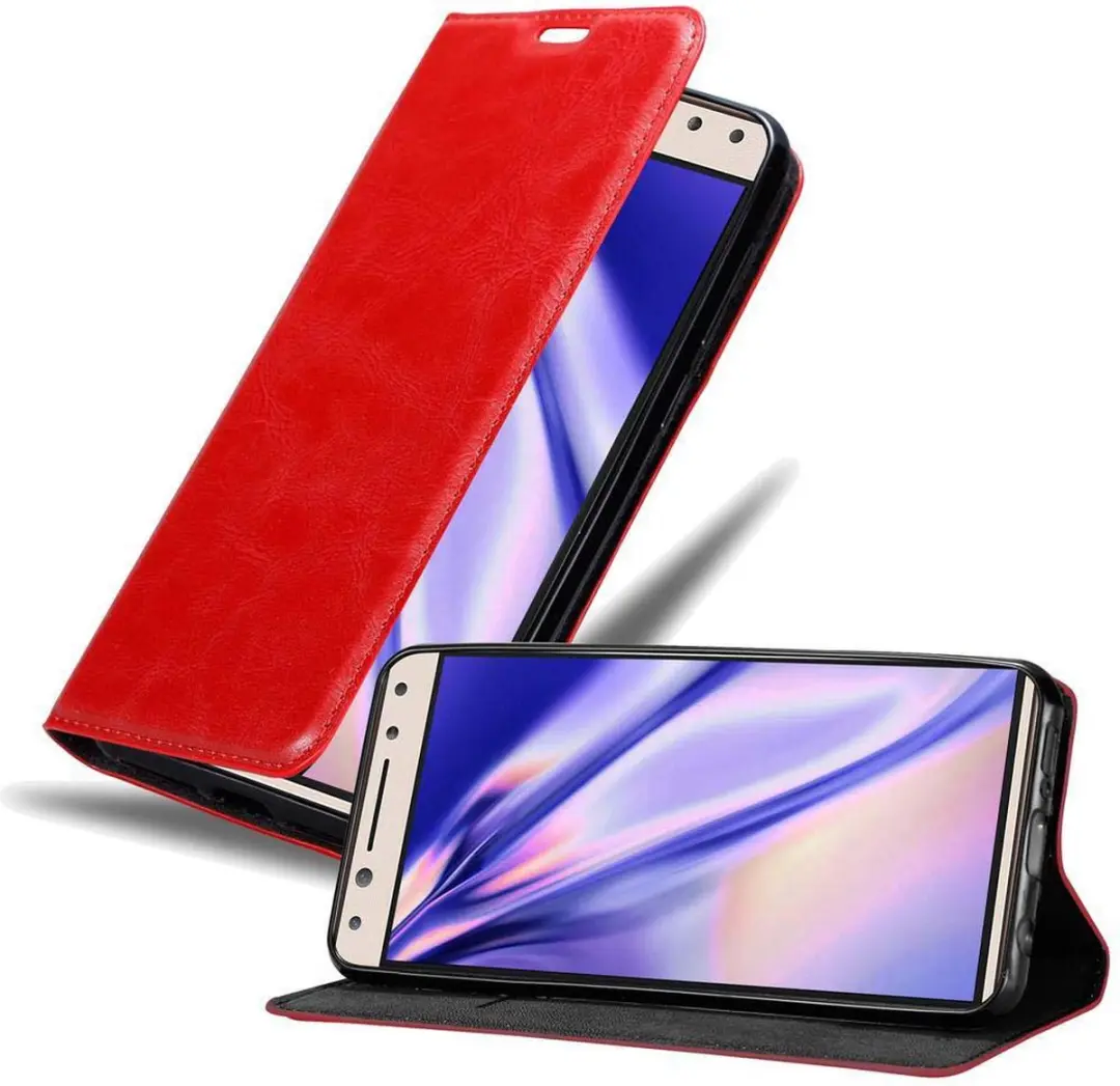 Cadorabo Hoesje geschikt voor Alcatel 5 in APPEL ROOD