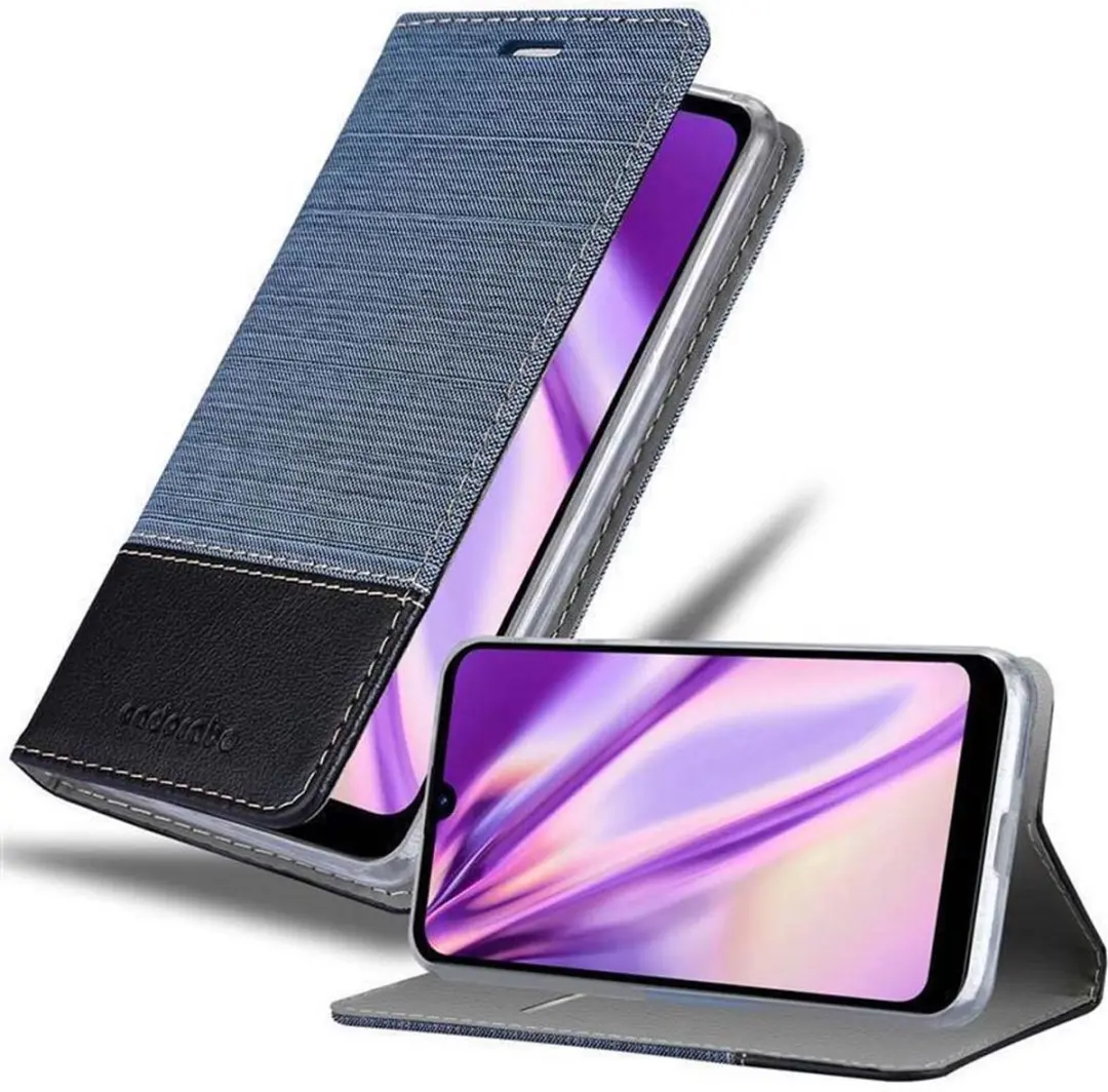 Cadorabo Hoesje geschikt voor LG K50 in GRIJS ZWART