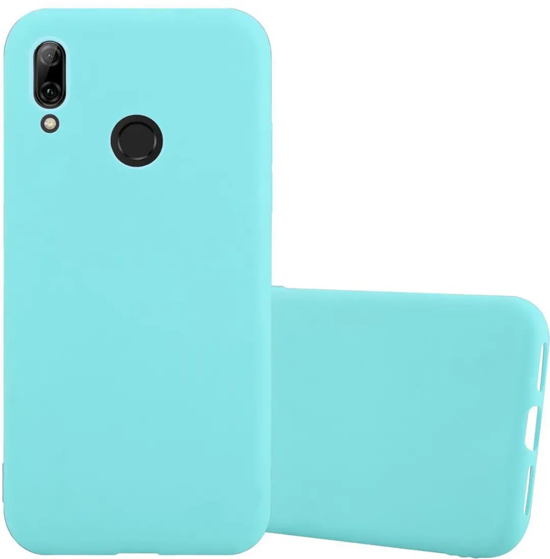 Cadorabo Hoesje geschikt voor Honor 10 LITE / Huawei P SMART 2019 in CANDY BLAUW