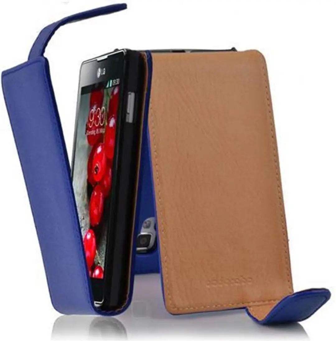 Cadorabo Hoesje geschikt voor LG OPTIMUS L7 II in KONINGSBLAUW