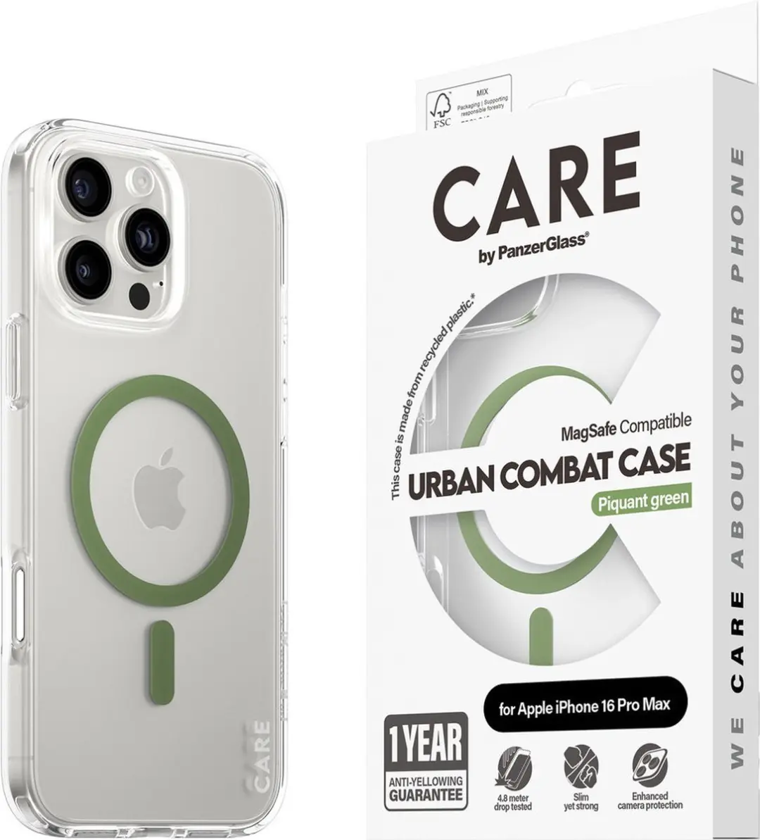 PanzerGlass CARE Urban Combat Hoesje iPhone 16 Pro Max - afbeelding 6 van 6