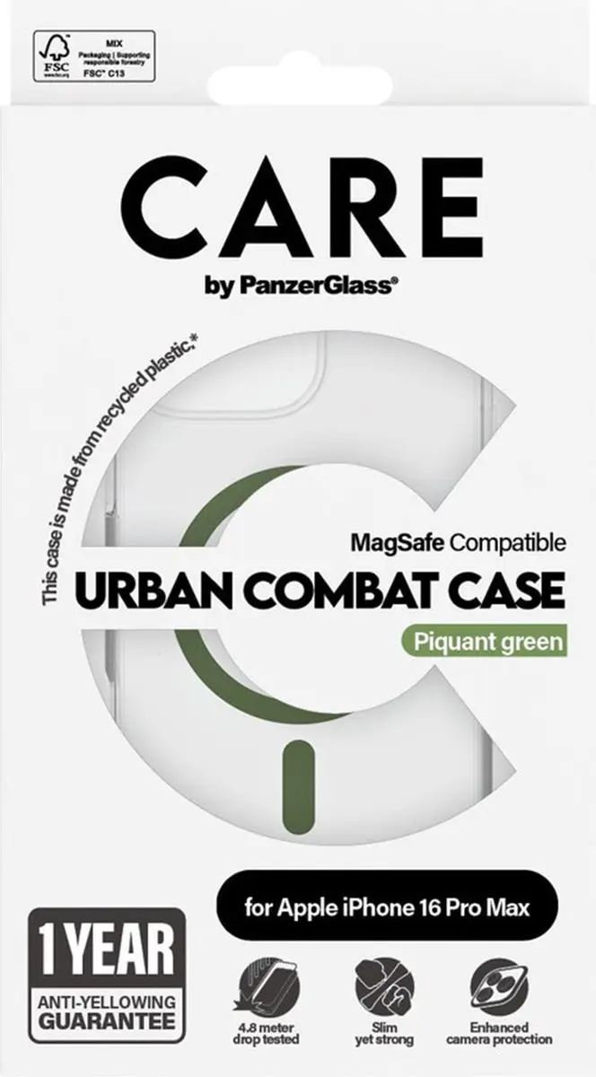 PanzerGlass CARE Urban Combat Hoesje iPhone 16 Pro Max - afbeelding 4 van 6