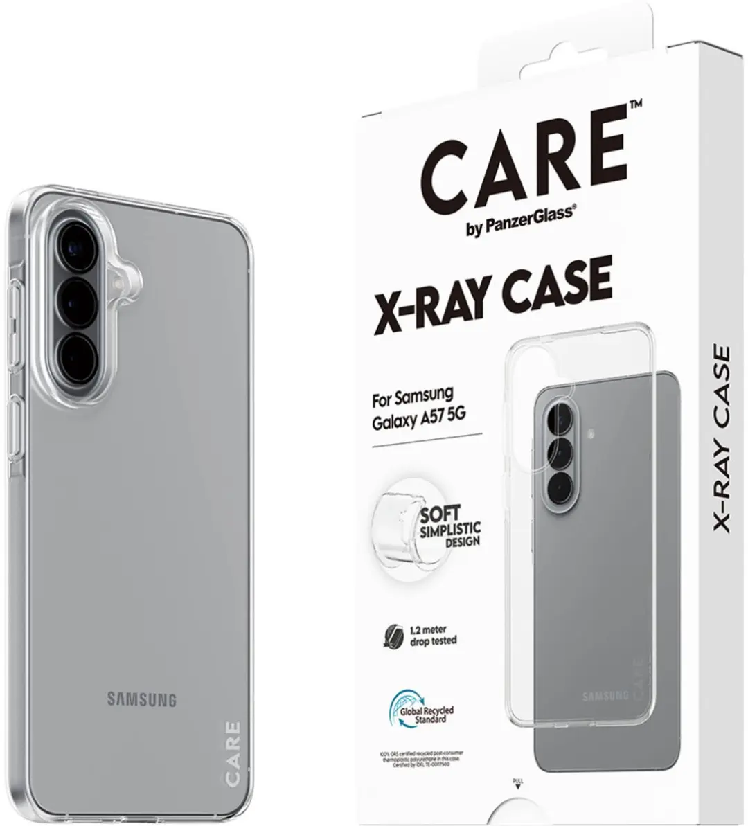 PanzerGlass CARE X-Ray Case Samsung Galaxy A57 - Transparant - afbeelding 3 van 6