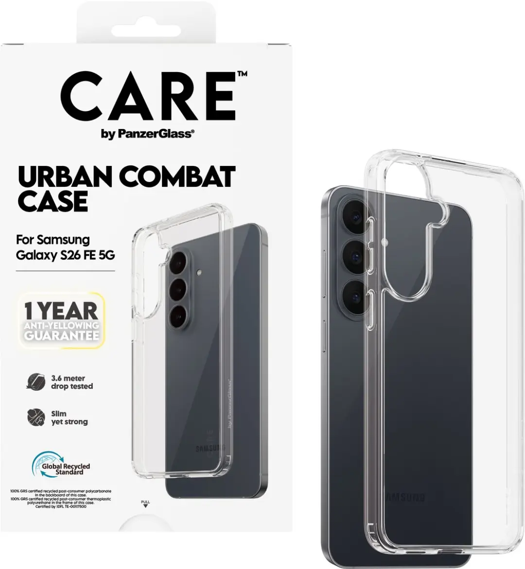 PanzerGlass Urban Combat Hoesje Galaxy S26 FE - Transparant - afbeelding 3 van 6