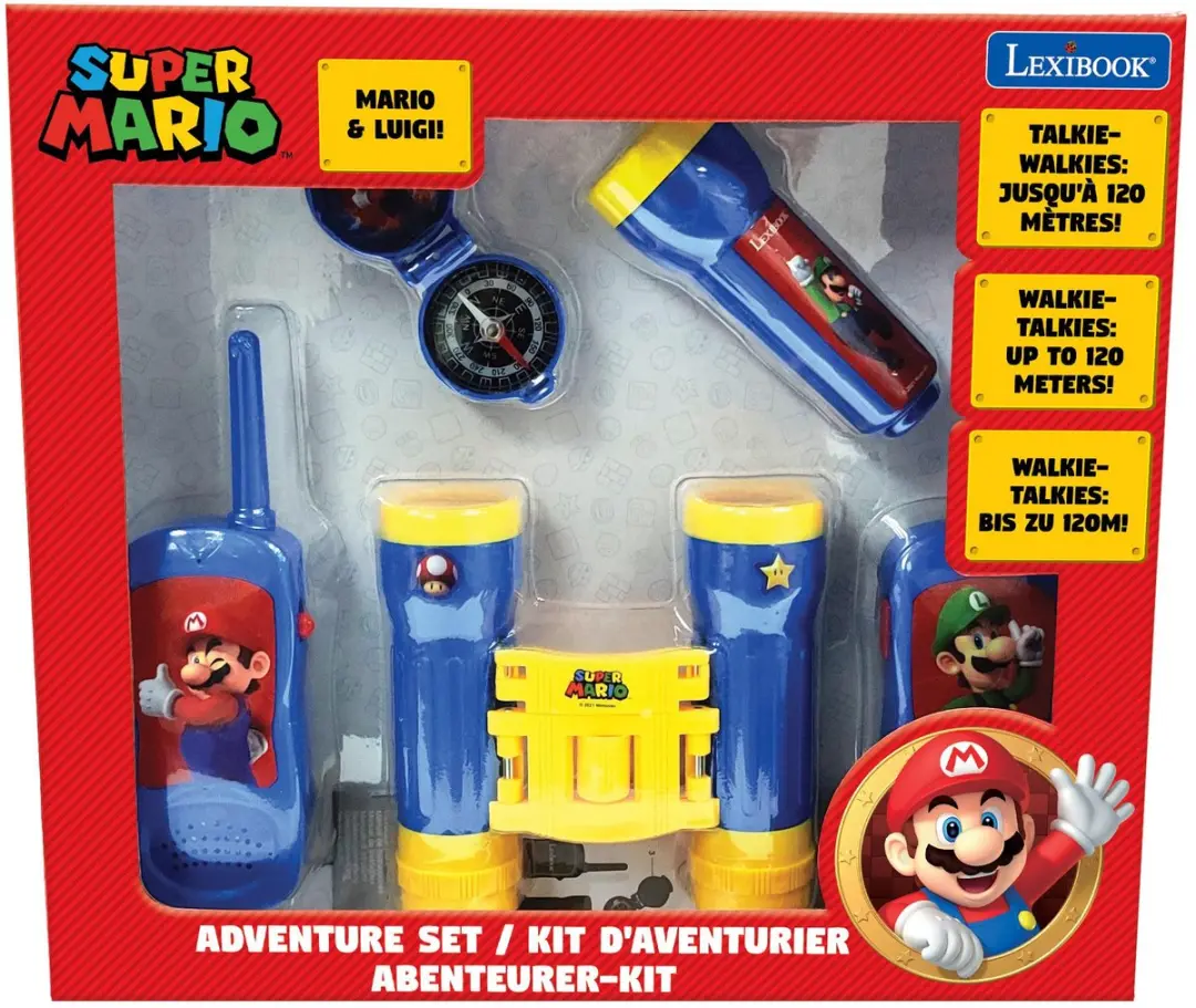 Lexibook Super Mario Walkietalkie Avonturenset - 120m - afbeelding 5 van 6