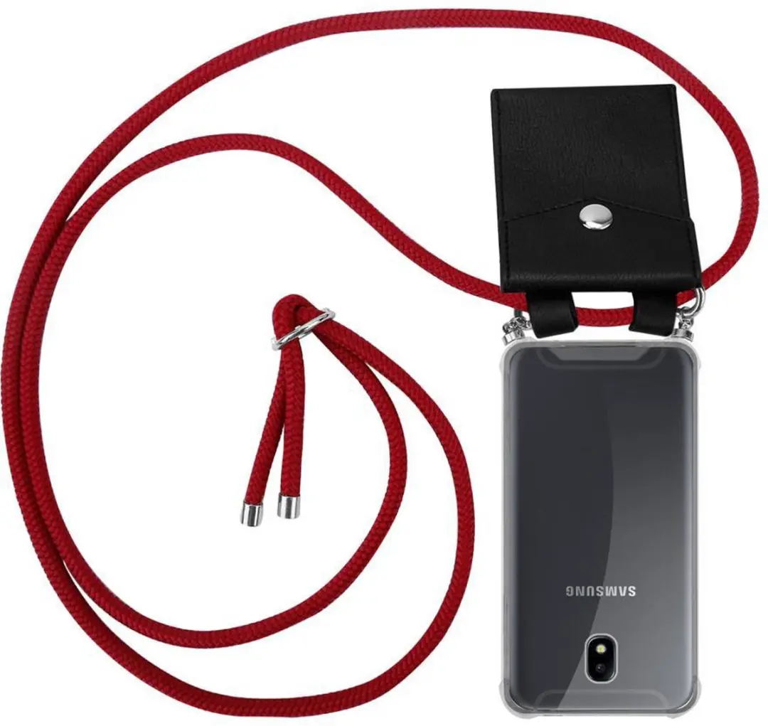 Cadorabo Hoesje geschikt voor Samsung Galaxy J5 2017 in ROBIJN ROOD