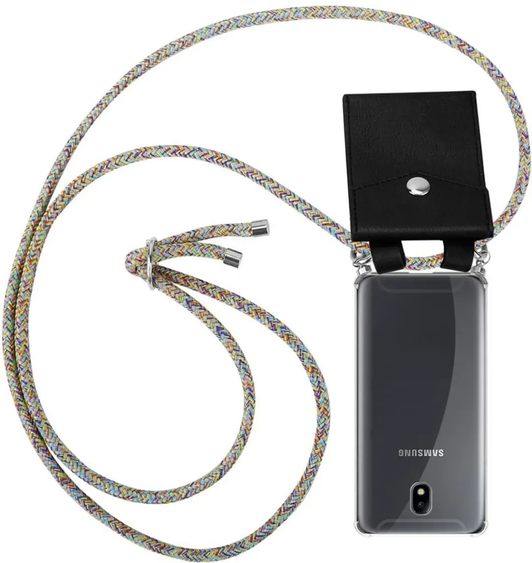 Cadorabo Hoesje geschikt voor Samsung Galaxy J7 2018 in REGENBOOG