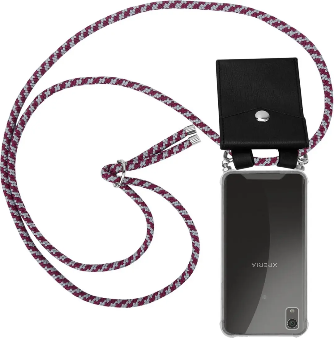 Cadorabo Hoesje geschikt voor Sony Xperia XA1 PLUS in ROOD WIT