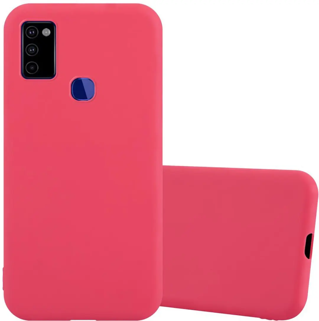 Cadorabo Hoesje geschikt voor Samsung Galaxy M51 US Version in CANDY ROOD