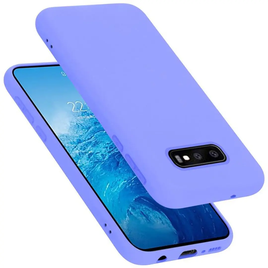 Cadorabo Hoesje geschikt voor Samsung Galaxy S10e in LIQUID LICHT PAARS
