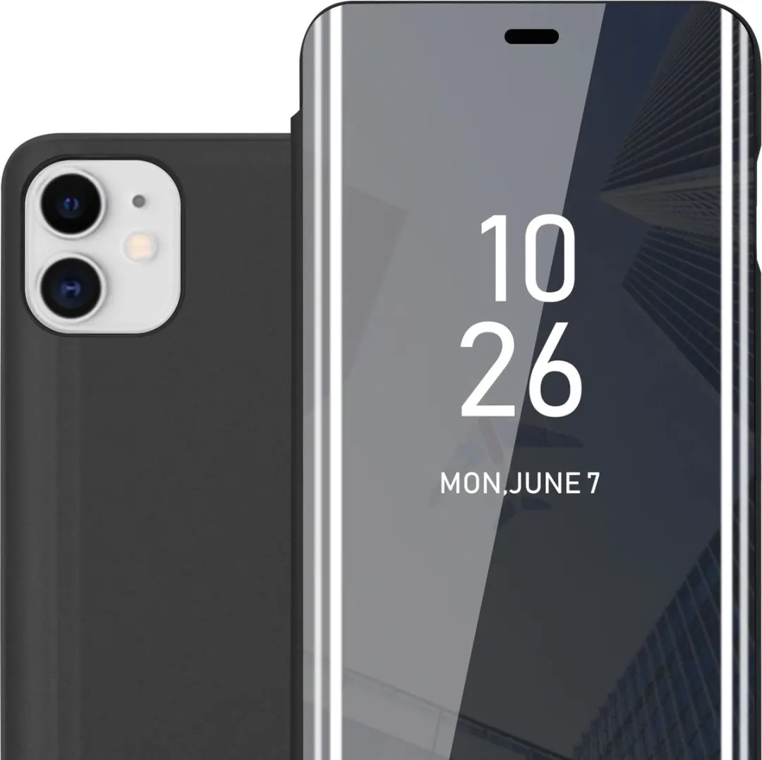 Cadorabo Hoesje geschikt voor Apple iPhone 11 in TOERMALIJN ZWART