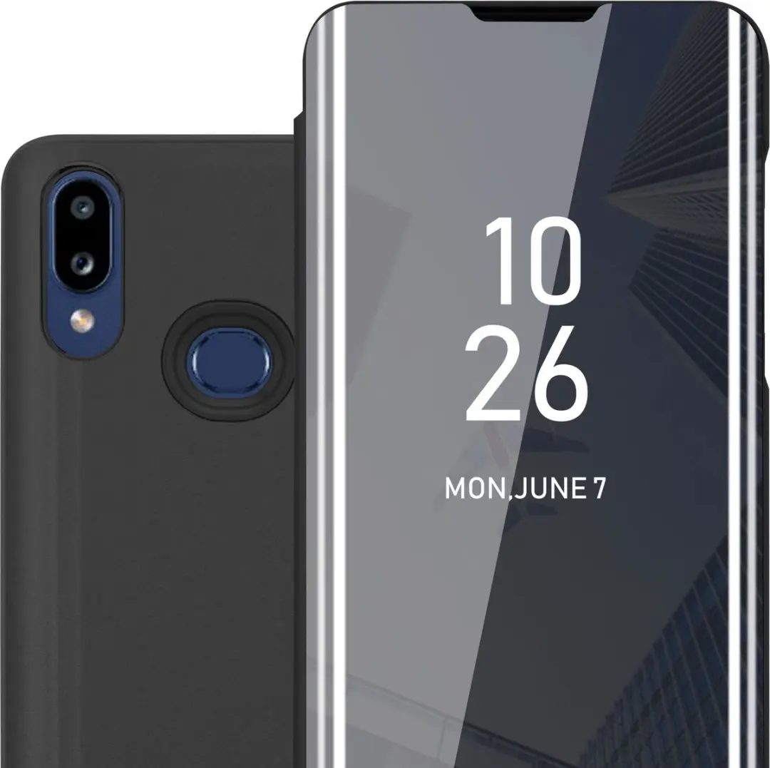 Cadorabo Hoesje geschikt voor Samsung Galaxy A10s / M01s in TOERMALIJN ZWART