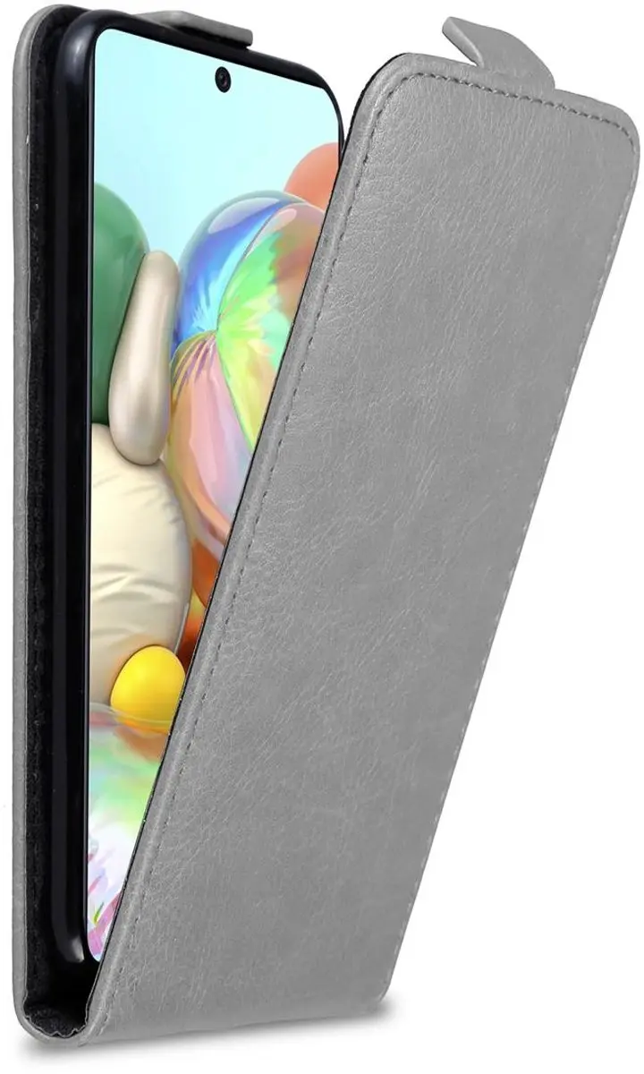 Cadorabo Hoesje geschikt voor Samsung Galaxy A71 4G in TITANIUM GRIJS