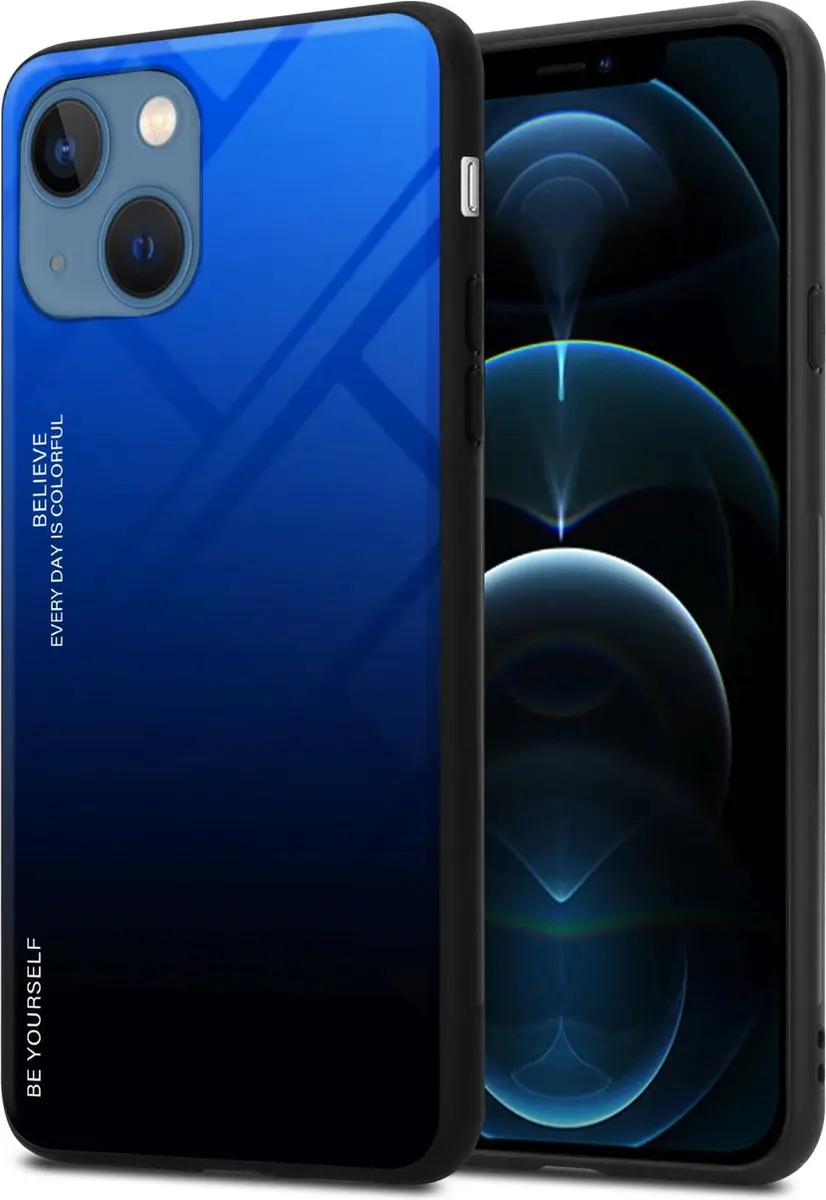 Cadorabo Hoesje geschikt voor Apple iPhone 13 MINI in BLAUW