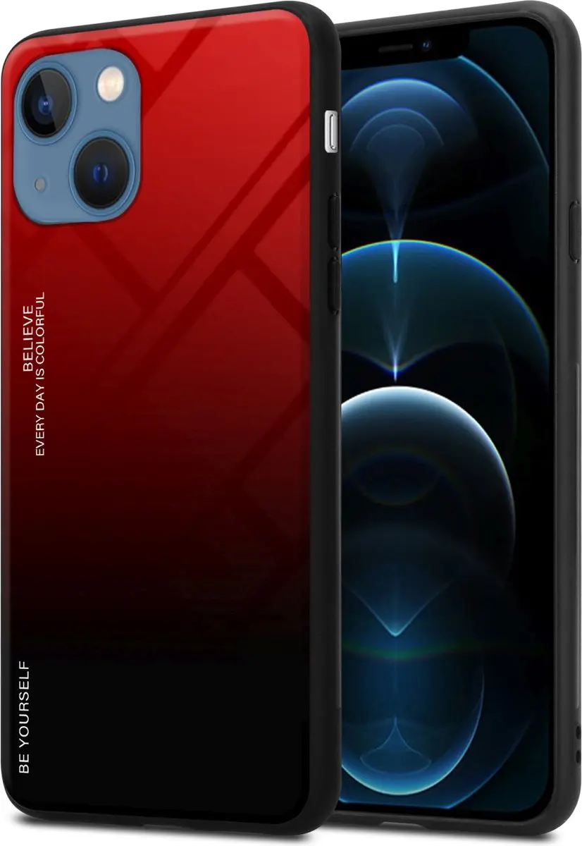 Cadorabo Hoesje geschikt voor Apple iPhone 13 MINI in ROOD