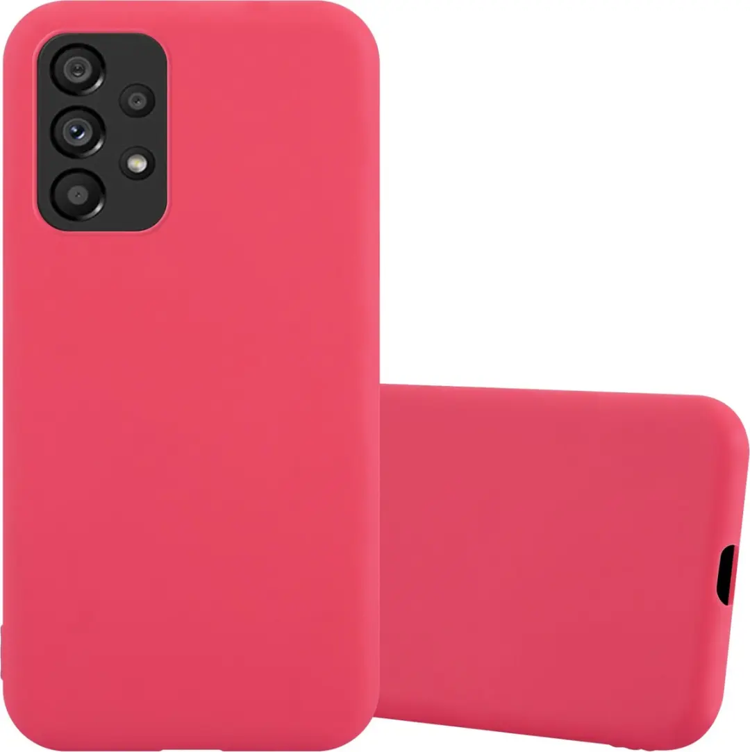 Cadorabo Hoesje geschikt voor Samsung Galaxy A53 5G in CANDY ROOD