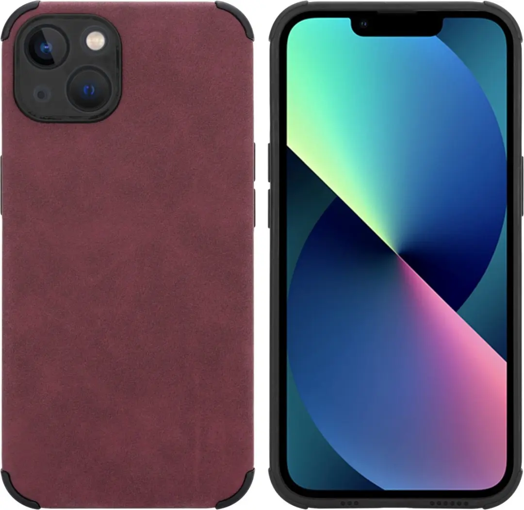 Cadorabo Hoesje geschikt voor Apple iPhone 13 in Bourgondisch Paars