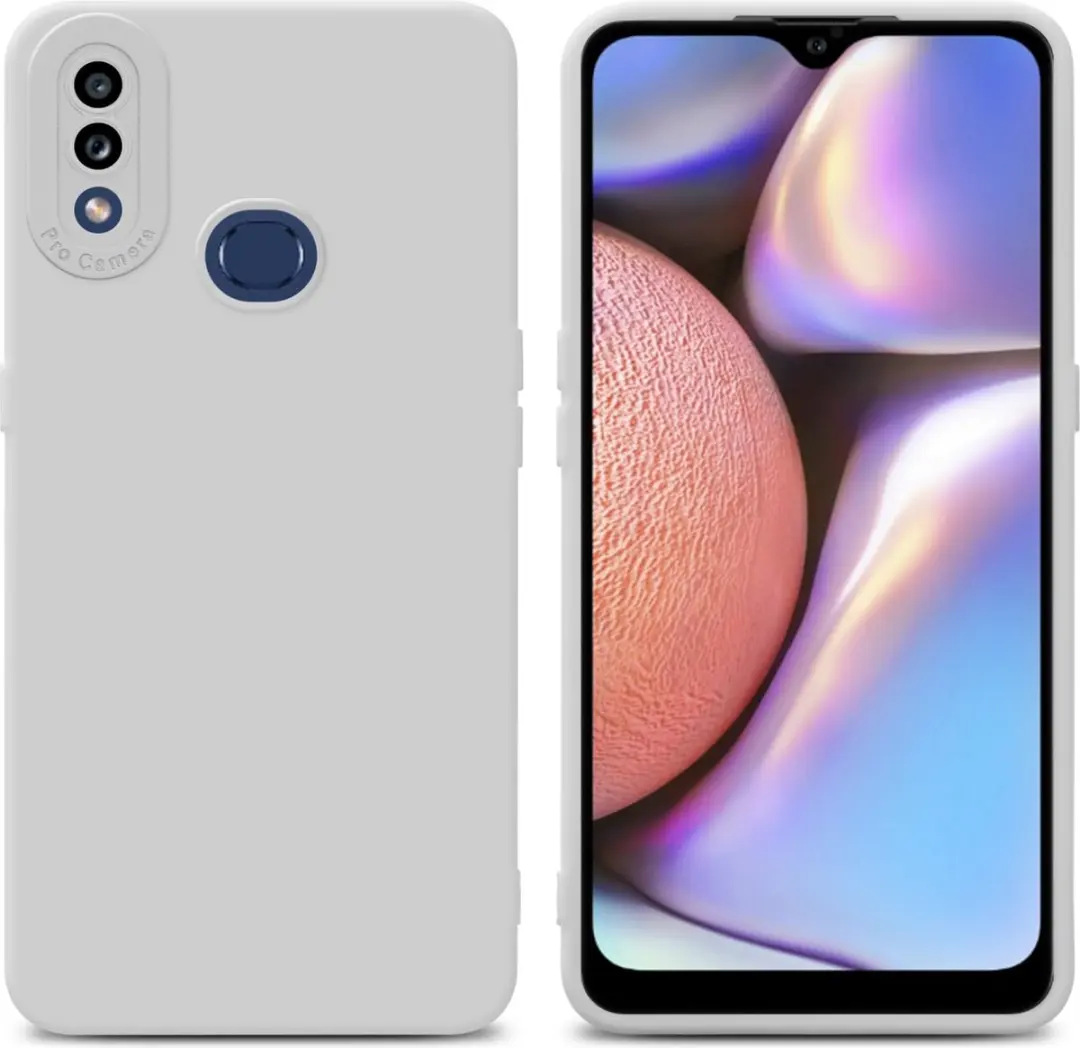 Cadorabo Hoesje geschikt voor Samsung Galaxy A10s / M01s in FLUID WIT
