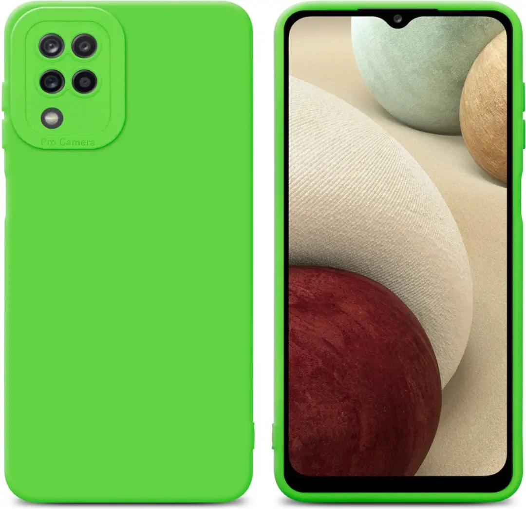 Cadorabo Hoesje geschikt voor Samsung Galaxy A12 / M12 in FLUID GROEN