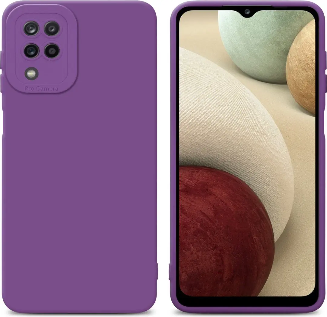 Cadorabo Hoesje geschikt voor Samsung Galaxy A12 / M12 in FLUID MAT PAARS