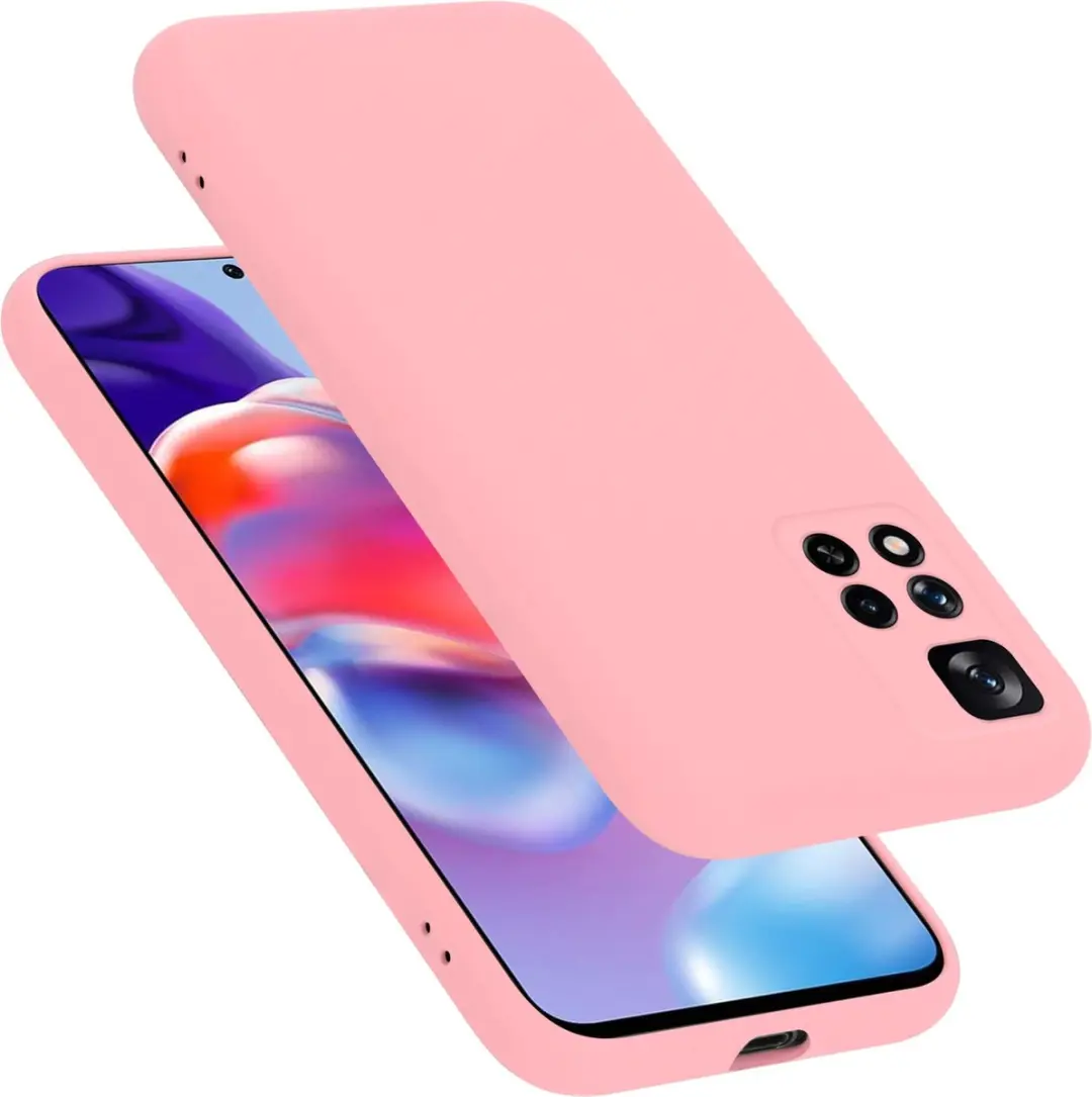 Cadorabo Hoesje geschikt voor Xiaomi RedMi NOTE 11 PRO+ in LIQUID ROZE