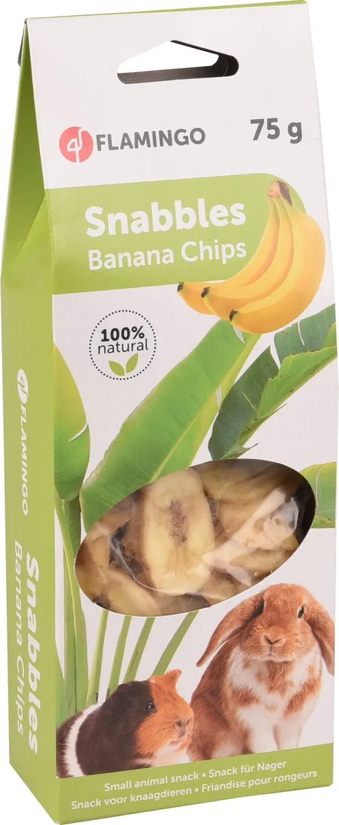 Flamingo Snabbles Bananenchips