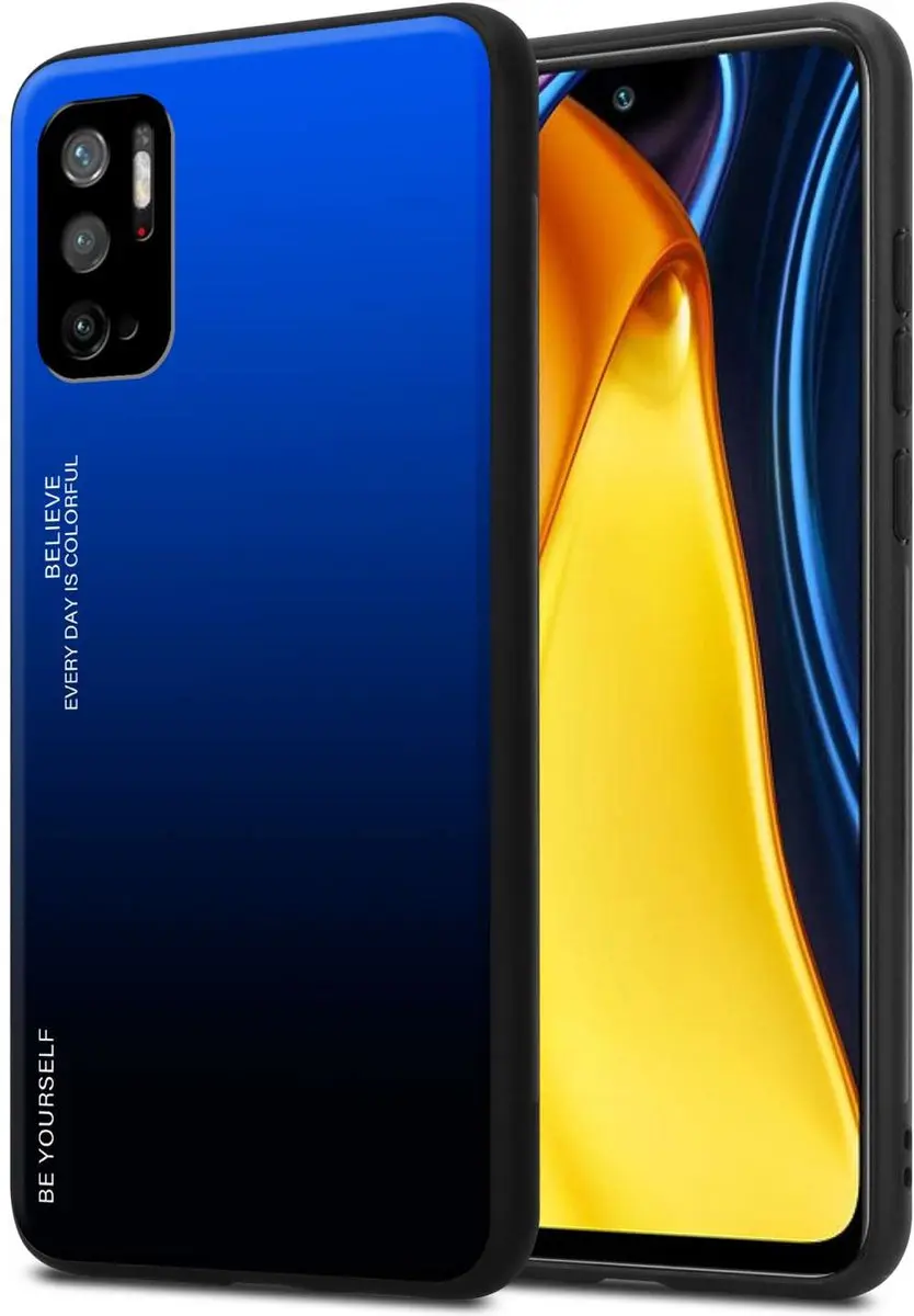 Cadorabo Hoesje geschikt voor Xiaomi RedMi NOTE 10 5G / POCO M3 PRO 5G in BLAUW