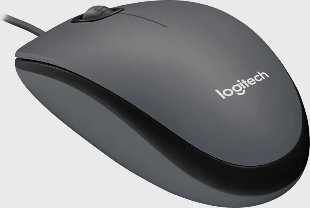 Logitech M100 Bedrade USB Muis - Grijs
