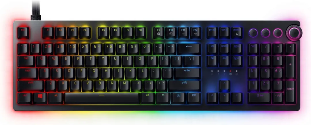 Razer Huntsman V2 Analog Toetsenbord - US QWERTY - Zwart
