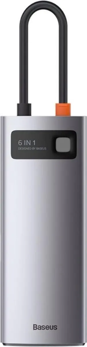 Baseus 6-in-1 USB-C Hub CAHUB-CW0G