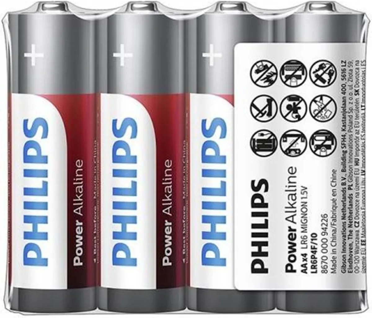 Philips AA Alkaline Batterijen