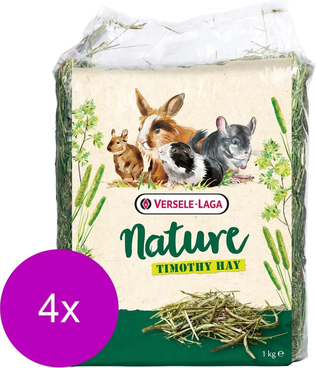 Versele-Laga Nature Timothy Hay - 4x1kg