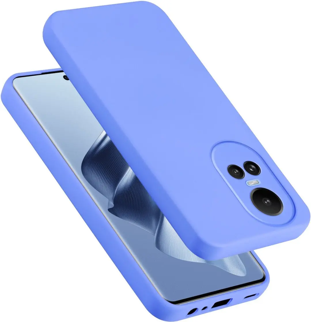 Cadorabo Hoesje geschikt voor OPPO Reno 10 5G / 10 Pro 5G in LIQUID LICHT PAARS