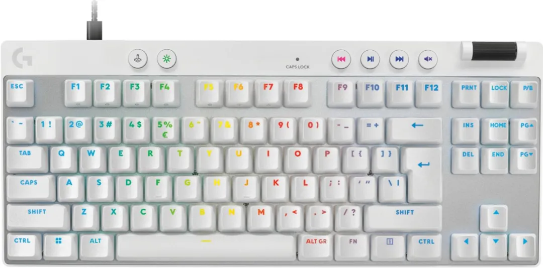 Logitech G Pro X TKL Rapid Toetsenbord - Wit